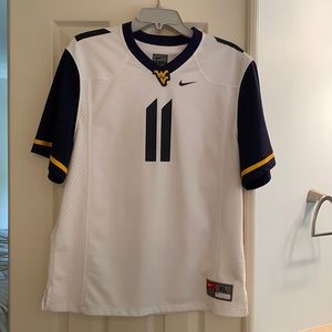 WVU Mountaineers Youth XL Nike Football Jersey